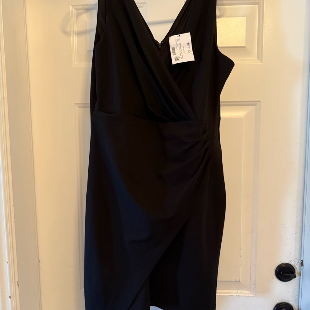 Macy's Black Asymmetrical Dress